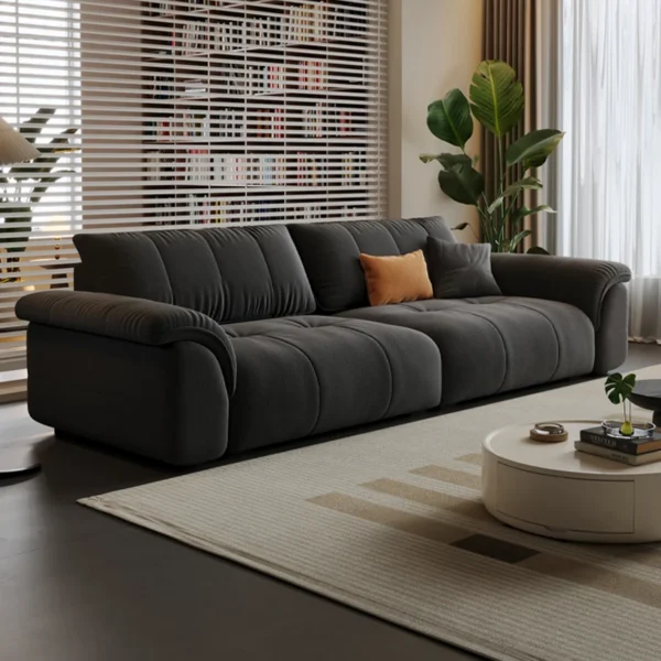 European Modern Theater Living Room Sofa Pink 3 Seater Cream Clouds Couch Customized Reading Sofa Sala De Estar Home Furniture - Image 4