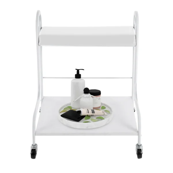Portable Foot Bath Spa Trolley Beauty Salon Nail Cart Spa Facial Rolling Storage Station Manicure Foot Rest with Wheels - Image 6