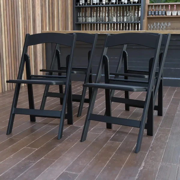Flash Furniture Hercules Series Folding Chairs For Weddings And Formal Events, Stackable Commercial Event Seats With 1,000-Lb. - Image 3