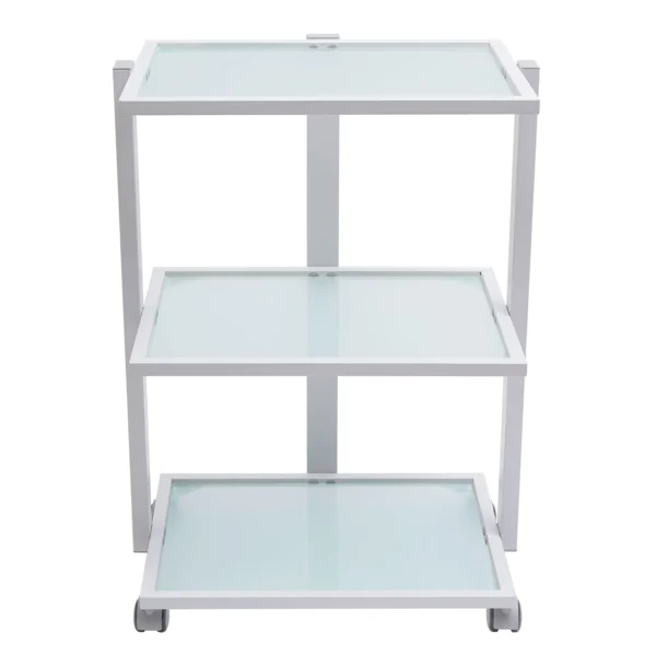 Salon Trolley Rolling Cart Beauty Tray Treatment Instruments Machine Organizer on Wheels 3 Tiers - Image 6