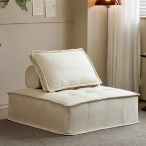 Nordic Modern Lazy Living Room Sofa Puffs Theater Designer White Modular Couch Ergonomic Soft Canape Salon Living Room Furniture