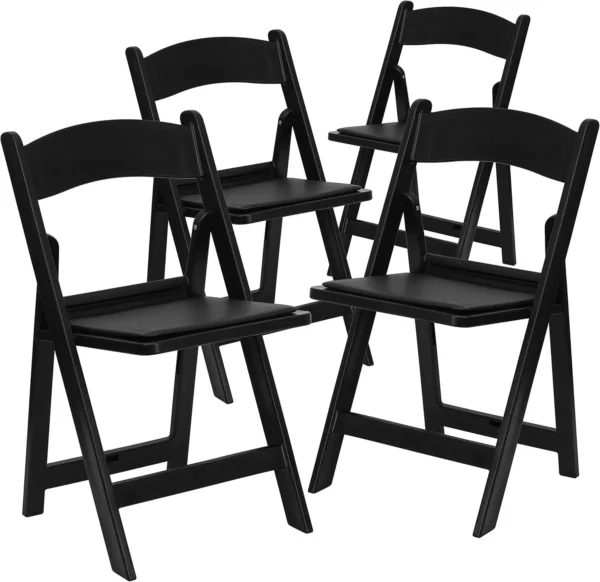 Flash Furniture Hercules Series Folding Chairs For Weddings And Formal Events, Stackable Commercial Event Seats With 1,000-Lb. - Image 2