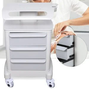 3 layer Salon Trolley Cosmetic Instrument Cart SPA Stand Desktop Storage Rack For Beauty Machines