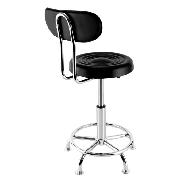 Stool Salon Chair with 360 Degree Swivel Seat Heavy Duty Hydraulic Height Adjustable High Barber Cutting Stools - Image 4